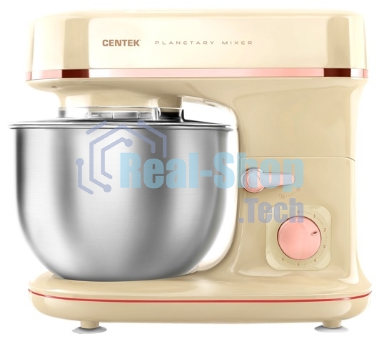 Миксер планетарный Centek CT-1139 бежевый