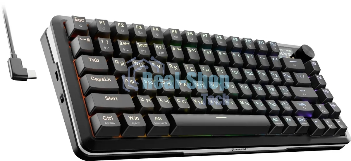 Клавиатура беспроводная Defender Redragon Flekact Pro black (USB/BT, 81 клавиша)