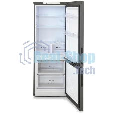 Холодильник Бирюса Б-W6034 графит матовый двухкамерный 210/85л морозилка снизу