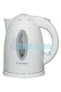 Чайник электрический Starwind SKP2211 1.7л. 2200Вт белый (корпус: пластик)