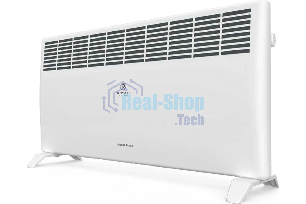 Конвектор Royal Clima REC-RE2000M белый, 2000 Вт, 25 м2, термостат