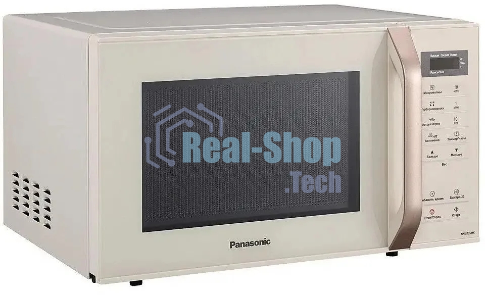 Микроволновая печь Panasonic NN-ST35MKZPE бежевый, 25 л, 800 Вт, переключатели - сенсор
