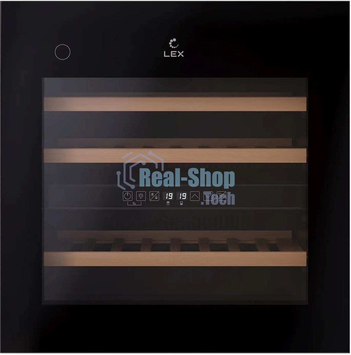 Винный шкаф LEX LWD6036BL dual zone PP 1-нокамерн. черный (CHAT500008)