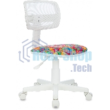 Кресло Бюрократ CH-W299 белый, сетка, 120 кг