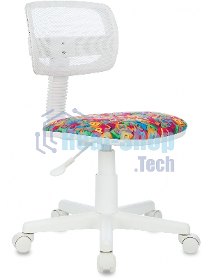 Кресло Бюрократ CH-W299 белый, сетка, 120 кг