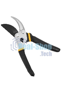 Секатор Deli DL580204 Размер 200 мм. Макс диаметр резки 15 мм. Сталь 55С. Термообработанная поверхность. Тефлоновая уплотненная пластиковая ручка.