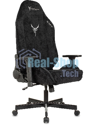 Кресло игровое Бюрократ Knight N1 Fabric черный Light-20, с подголов. крестовина металл