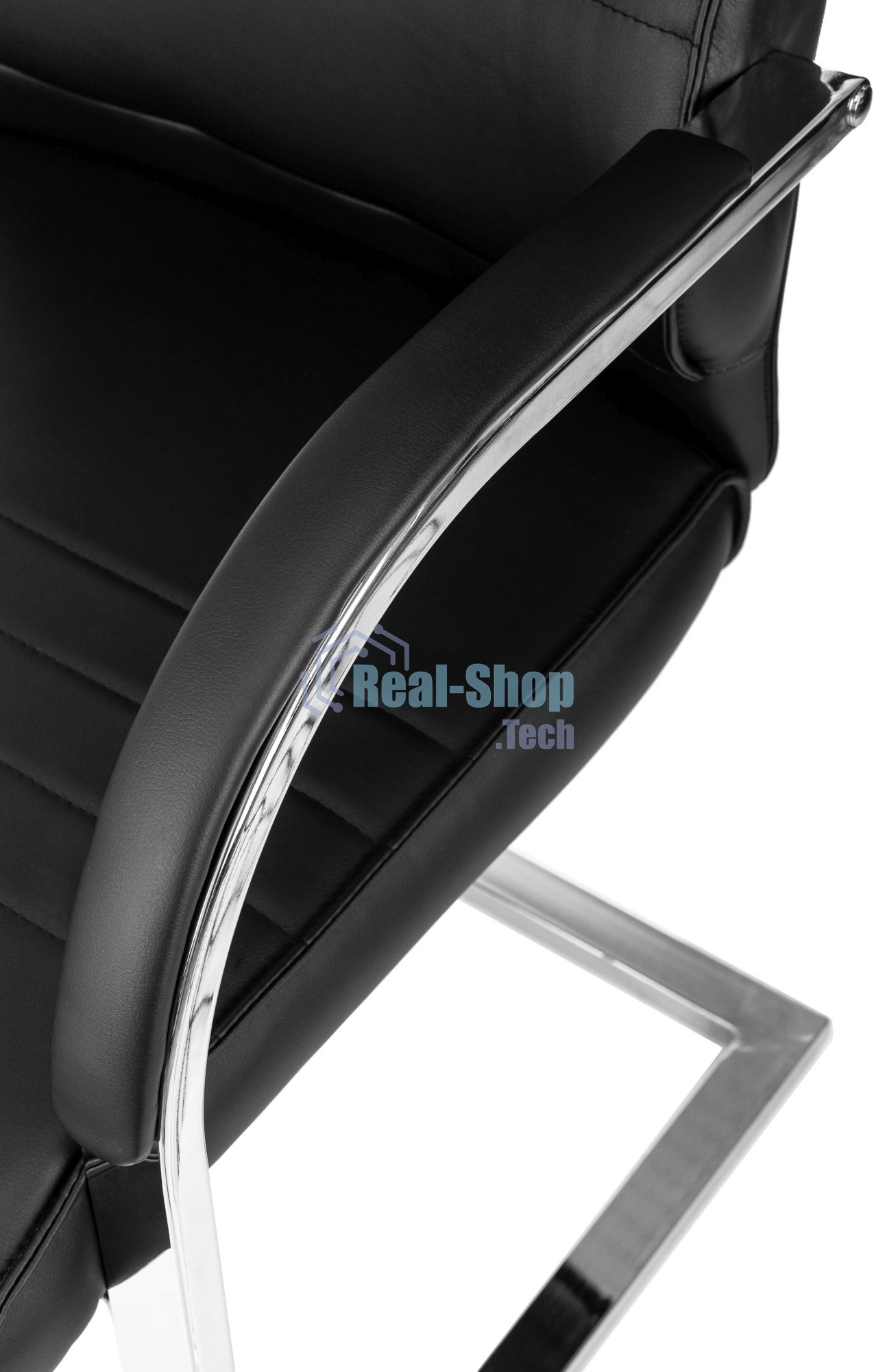 Кресло компьютерное Бюрократ T-8010-LOW-V/BLACK черный, искусственная кожа