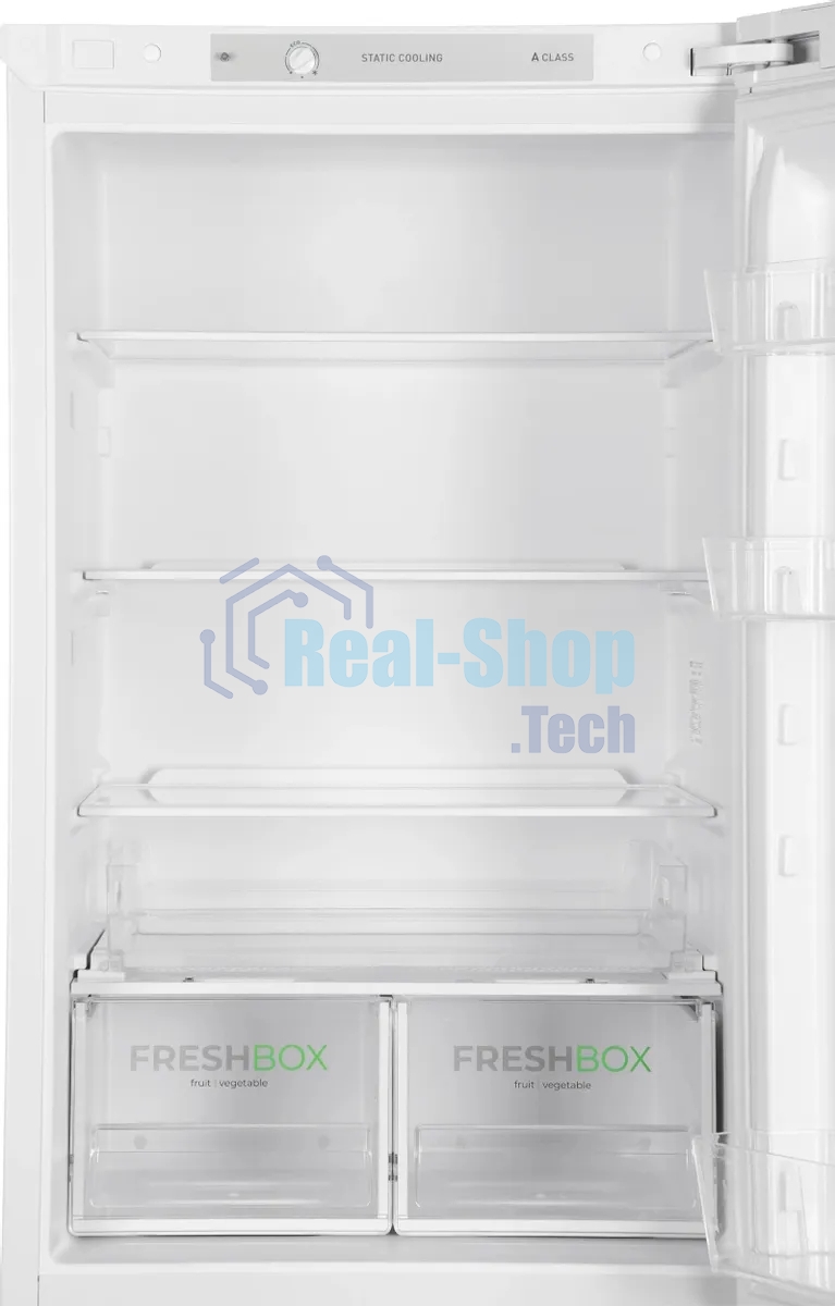 Холодильник Бирюса 6134 белый двухкамерный 210/85 л морозилка снизу, автоматическое оттаивание