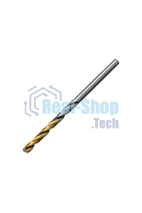 Сверло спиральное по металлу Denzel 3,5 x 70мм, Р6М5, Golden Tip, 2 шт.