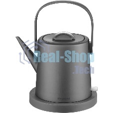 Чайник электрический Hyundai HYK-S5502 1 л, 1200 Вт, титан/титановый корпус: металл