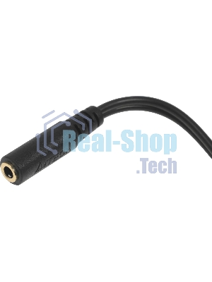 Адаптер аудио A4Tech AD-4P Jack 3.5 (f)/2xJack 3.5 (m) 0.2м. черный