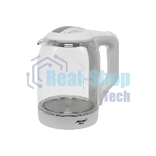 Чайник электрический Atlanta ATH-2466 (белый) стеклянный