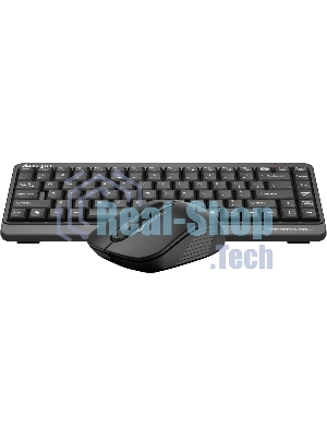 Комплект клавиатура+мышь A4Tech FStyler FG1110 беспроводной, USB, 2000 DPI, чёрный/серый