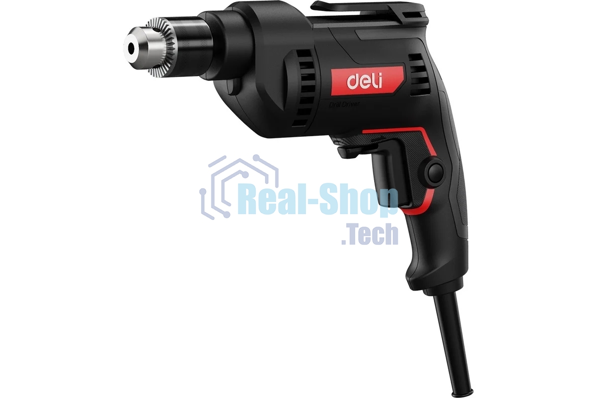 Дрель Deli DE-DZ10-2E, 500 Вт, сетевая, безударная
