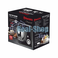 Миксер планетарный Sakura SA-6332BK ELEGANT, черный