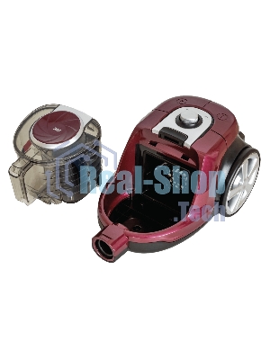 Пылесос JVC JH-VC431 красный, 360/2100 Вт, уборка сухая, пылесборник контейнер 2.5 л