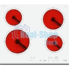 Варочная поверхность Hyundai HHE 6452 WG, белый