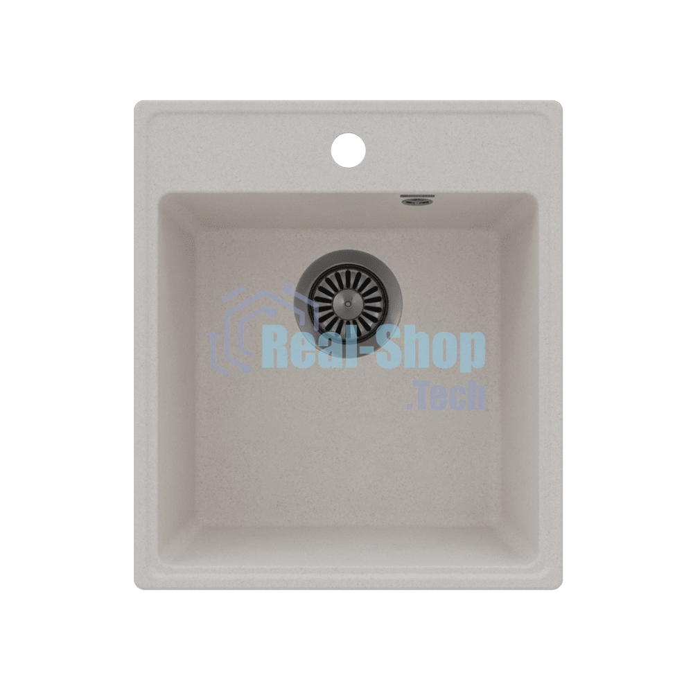 Кухонная мойка Maunfeld Perla 425 MFQS-425W кремовый