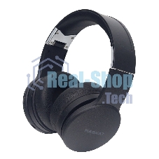 Беспроводные/проводные наушники Raskat ANC 1B черный, полноразмерные, Bluetooth + проводной, активное шумоподавление, складная конструкция, до 50 ч