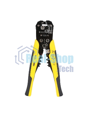 Инструмент многофункциональный для зачистки проводов (стриппер) 3-в-1 Deli DL2018 175мм, диапазон зачистки 0,6-2,6 мм, пружина с автоматическим возвратом