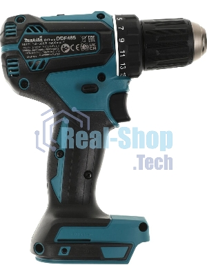 Дрель-шуруповерт Makita DDF485Z, 18 В, 0 Ач, 50 Нм, бесщеточный