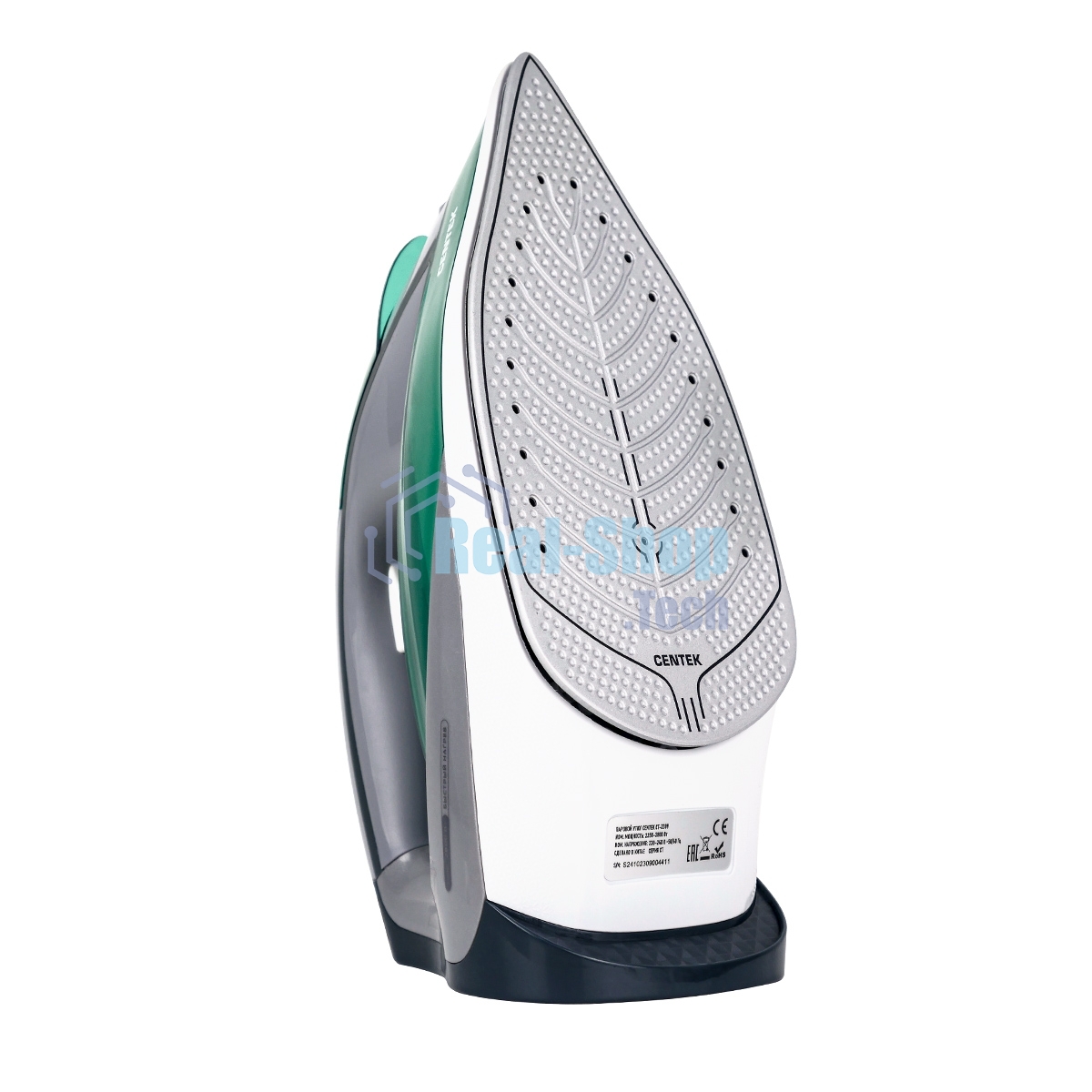 Утюг Centek CT-2309 зеленый/серый, 2800 Вт, 40 г/мин, 145 г/мин, 270 мл