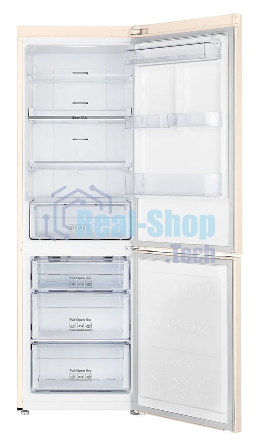 Холодильник Samsung RB33A32N0EL/WT бежевый двухкамерный инвертер 232/118 л морозилка снизу