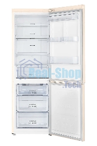 Холодильник Samsung RB33A32N0EL/WT бежевый двухкамерный инвертер 232/118 л морозилка снизу