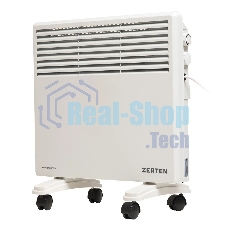 Конвектор Zerten ZL-10 белый, 1000 Вт, 15 м2, термостат