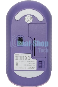 Мышь беспроводная Acer OMR205 фиолетовый, 1200 dpi, радиоканал, USB, кнопки - 3