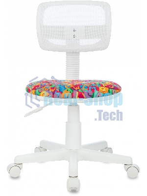 Кресло Бюрократ CH-W299 белый, сетка, 120 кг