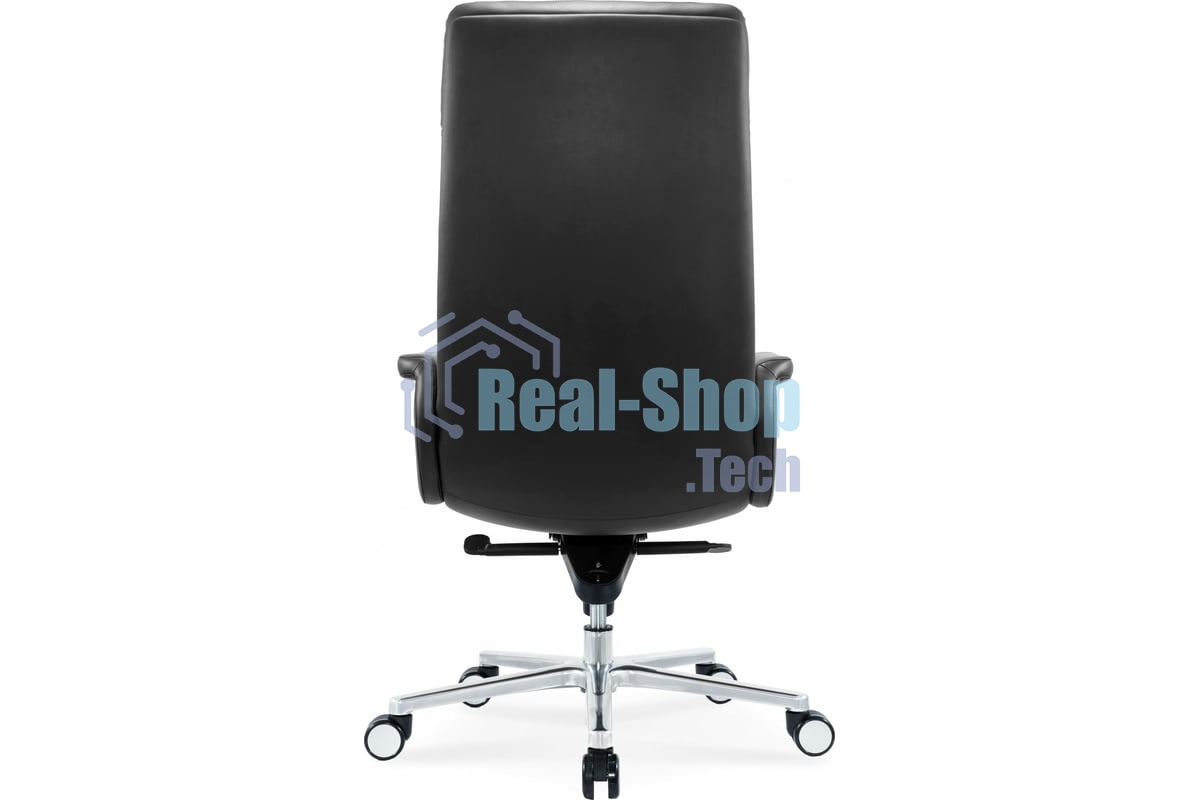 Кресло руководителя Cactus CS-LBK-AMSTERDAM кожа, крестов. алюминий