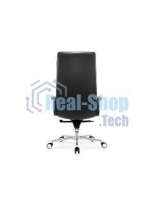 Кресло Cactus CS-LBK-AMSTERDAM черный, кожа, 120 кг, подголовник, механизм качания