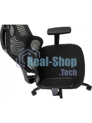 Кресло Бюрократ MC-711N-H черный, сетка, подголовник
