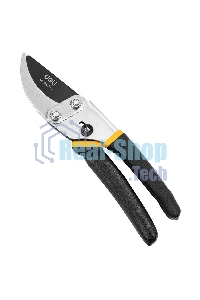 Секатор Deli DL580204 Размер 200 мм. Макс диаметр резки 15 мм. Сталь 55С. Термообработанная поверхность. Тефлоновая уплотненная пластиковая ручка.