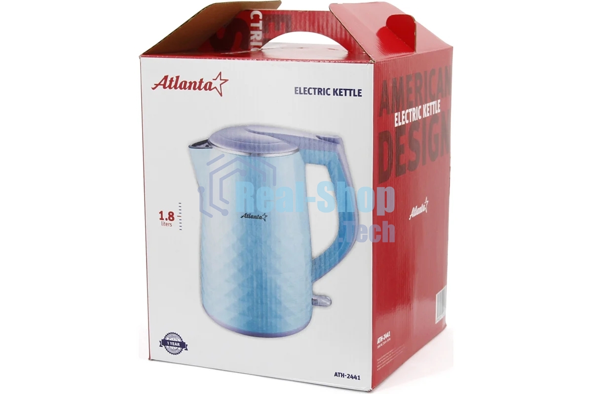 Чайник электрический Atlanta ATH-2441 blue