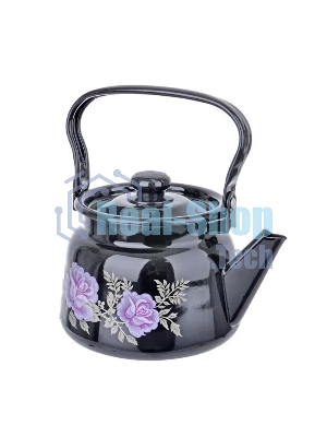 Чайник СИБИРСКИЕ ТОВАРЫ эмал 2,3 л с рис С2714.36 черный