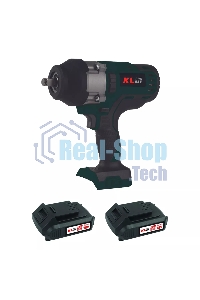 Профессиональный бесщеточный гайковерт аккумуляторный KLPRO KLSS18BHX-20 (18В, Li-ion-2шт, 2.0А·ч, 800Нм, 2 скорости, подсветка,З/У,в кейсе)