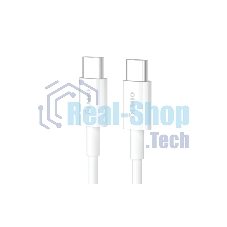 Кабель OLMIO Type-C - Type-C, 2м, 60W, 3A, белый