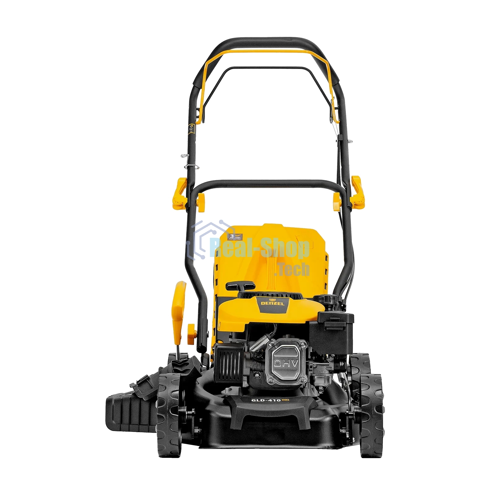 Газонокосилка бензиновая Denzel GLD-410SP-K, 150 см3, 41 см, привод, 40 л