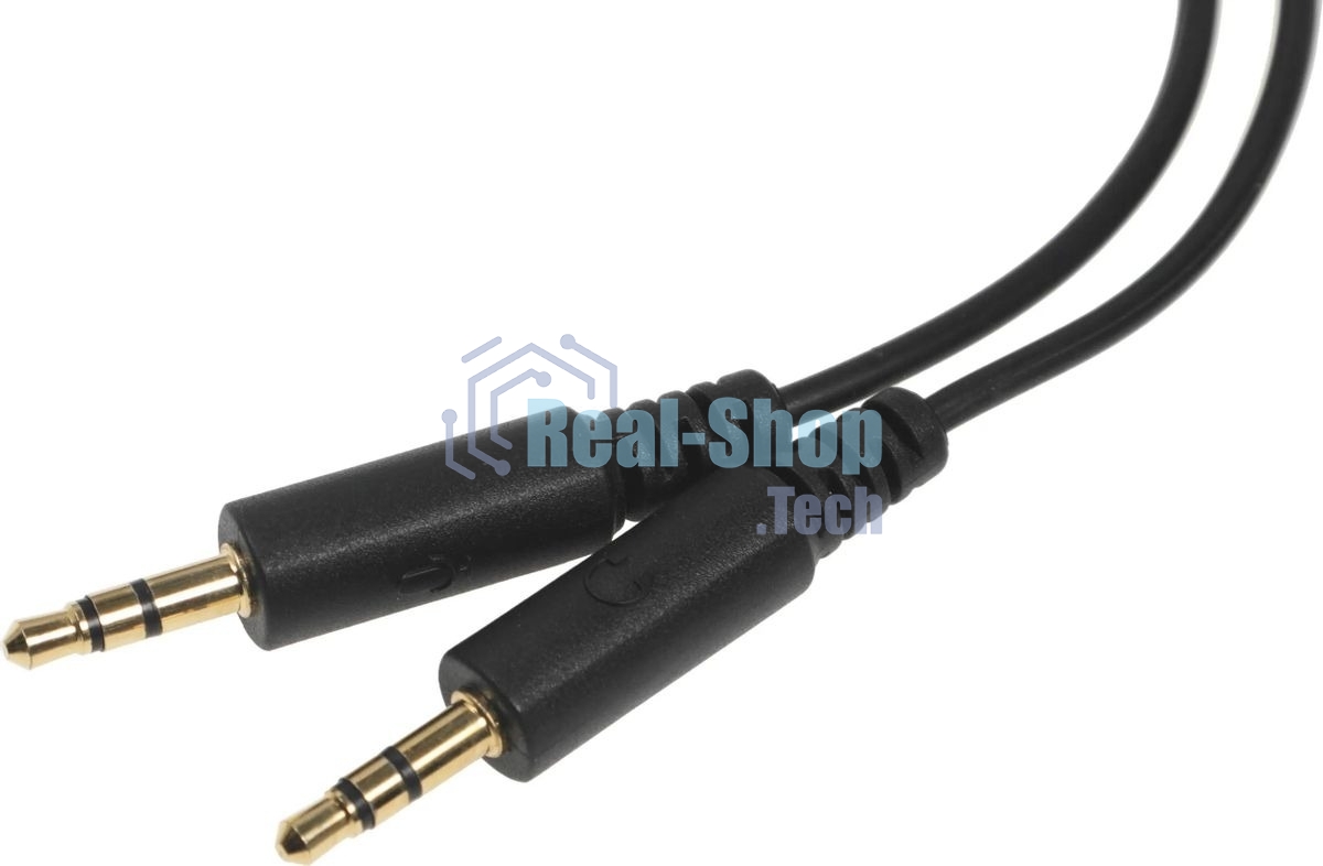 Адаптер аудио A4Tech AD-4P Jack 3.5 (f)/2xJack 3.5 (m) 0.2м. черный