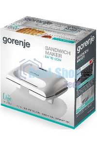 Сэндвичница электрическая Gorenje SM701GCW 700Вт белый