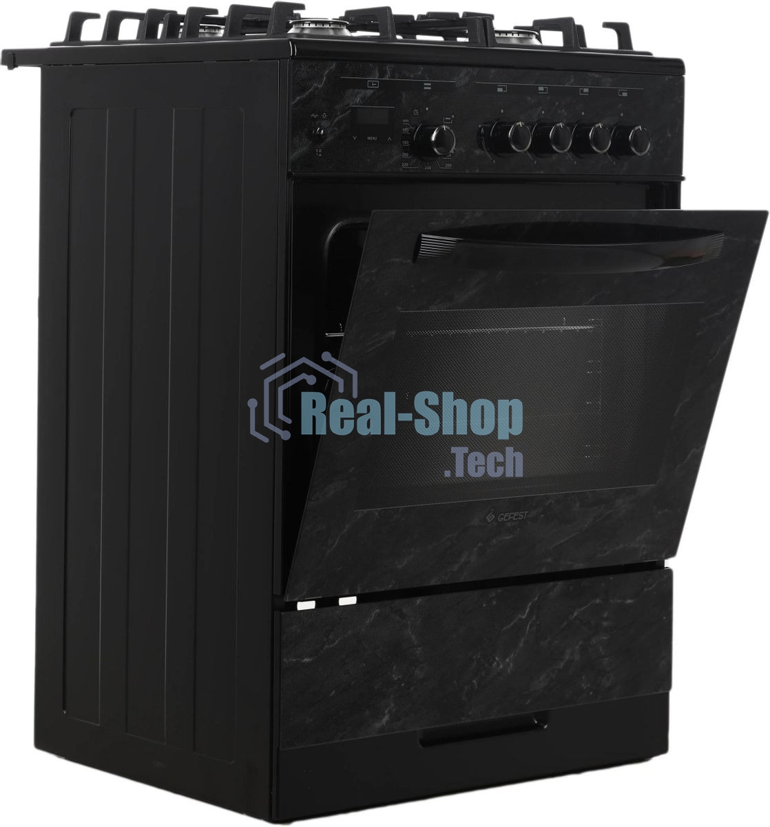 Плита газовая Gefest ПГ 6500-03 0053 черный, конфорок 4 шт, духовка 52 л, 60 см x 85 см x 60 см