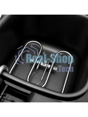 Фритюрница BRAYER 2830BR-BK чёрный, 1800 Вт, 3 л, 0.6 кг, съёмная чаша, таймер