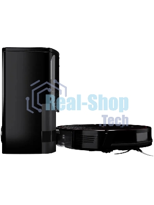 Робот-пылесос Atvel R80 Base черный, 2600 мА*ч Li-Ion, уборка влажная/сухая, пылесборник контейнер 0.34 л