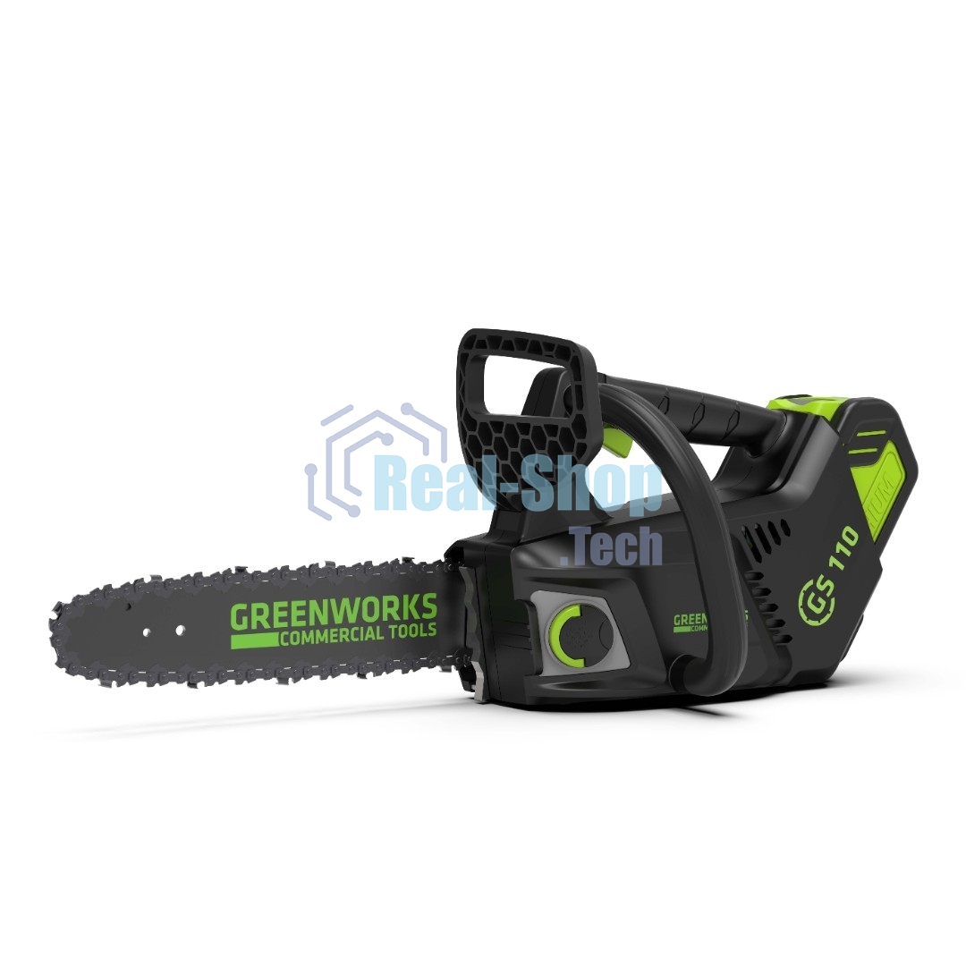 Пила цепная одноручная аккумуляторная GreenWorks GD40TCS (арбориста), 40V, 25,4 см, бесщеточная, без АКБ и ЗУ (2003807)