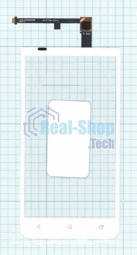 Сенсорное стекло (тачскрин) для HTC One XC X720d, белое
