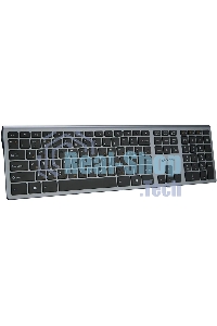 Клавиатура проводная Oklick 890S, USB, серый/черный