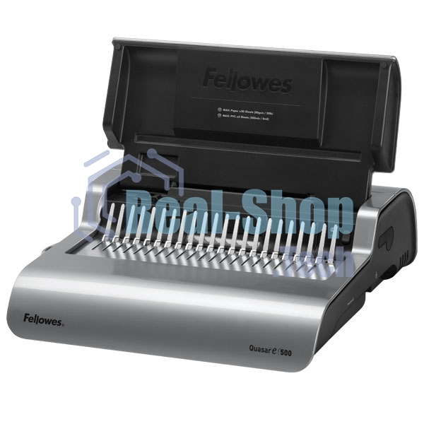 Переплетчик Fellowes Quasar E (FS-56209) A4/перф.20л.сшив/макс.500л./пластик.пруж. (6-50мм)/электр.